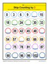 Math Skip Counting by 3 Worksheet