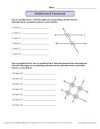 Angle Worksheet - Parallel Lines and Transversals