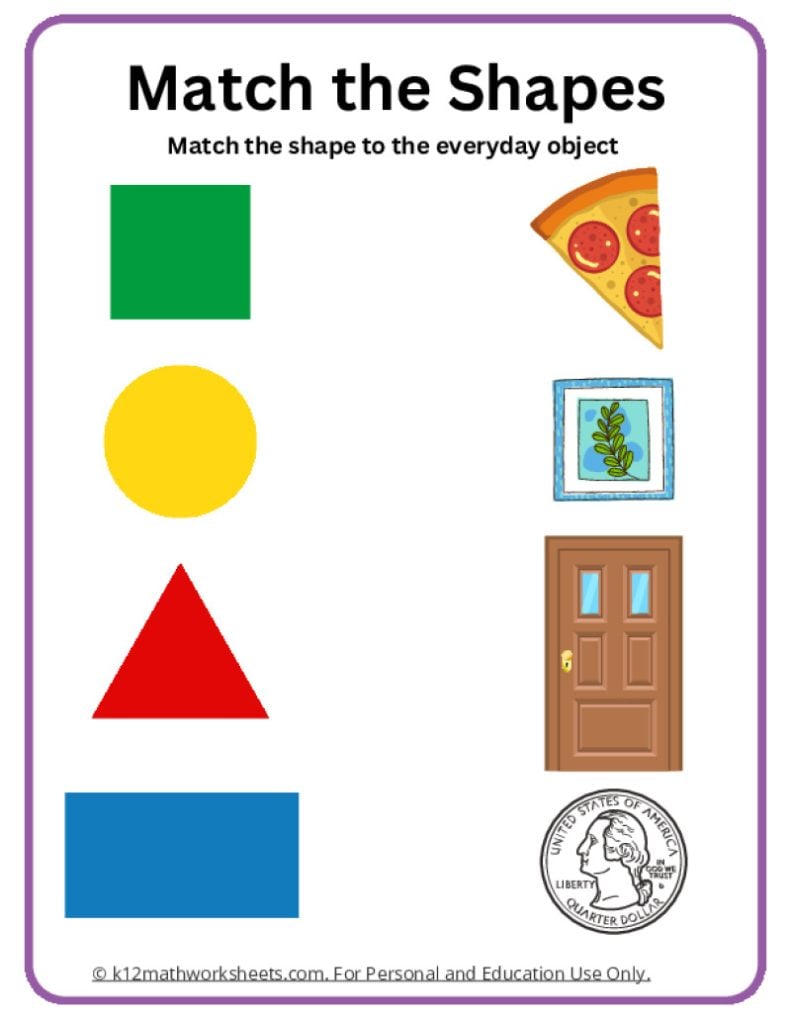 Matching Shapes to Everyday Objects