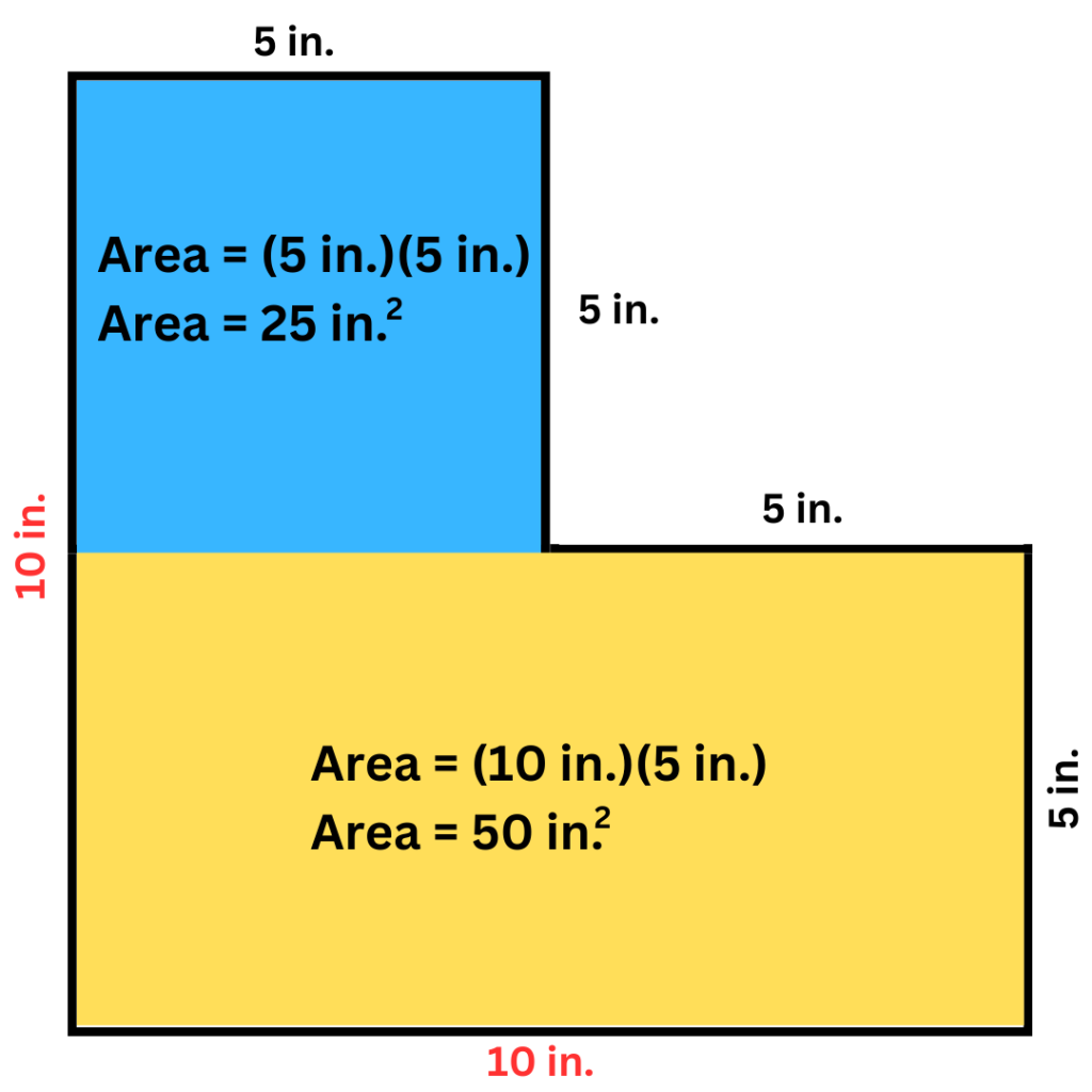 Area and Perimeter of Composite Shapes - K12 Math Worksheets