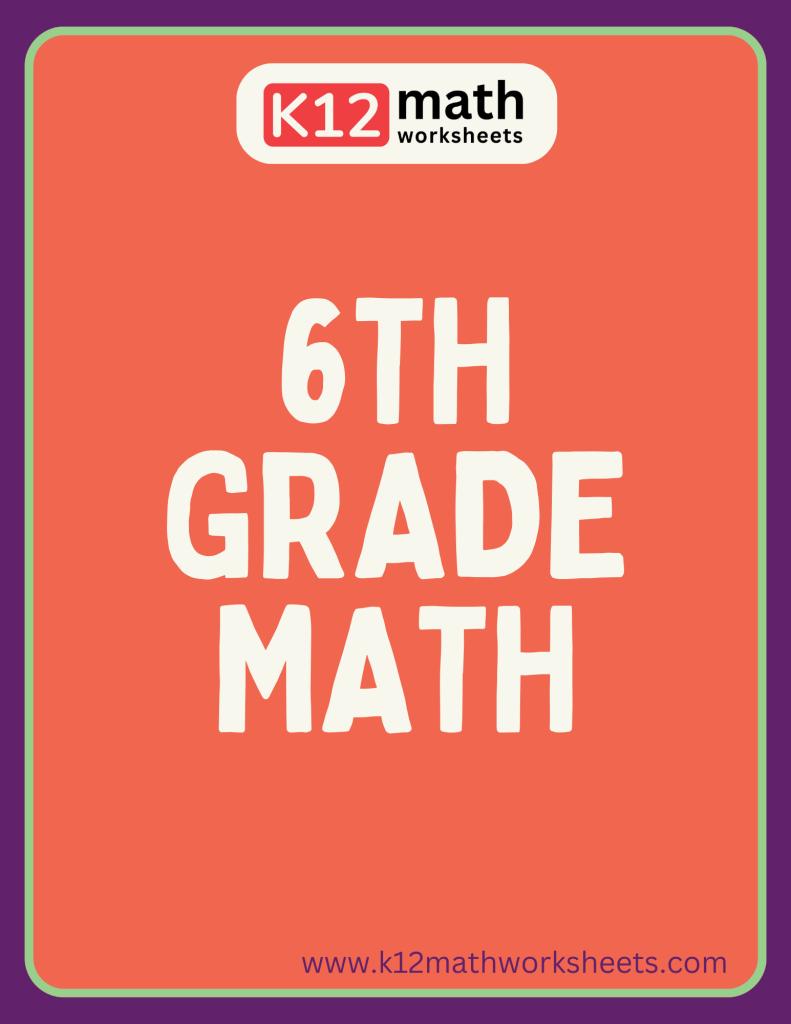 6th grade math worksheets