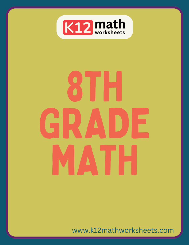 8th grade math worksheets