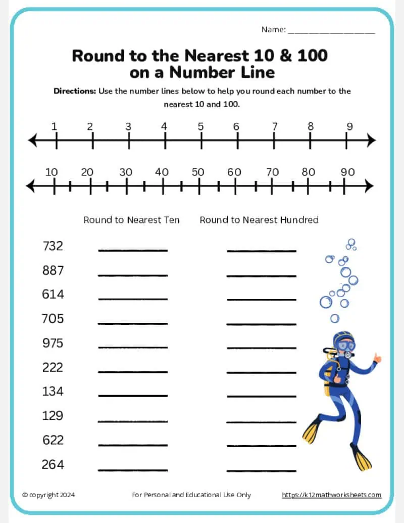 Rounding Numbers Worksheets 3rd Grade Rounding Numbers Worksheets 3rd Grade