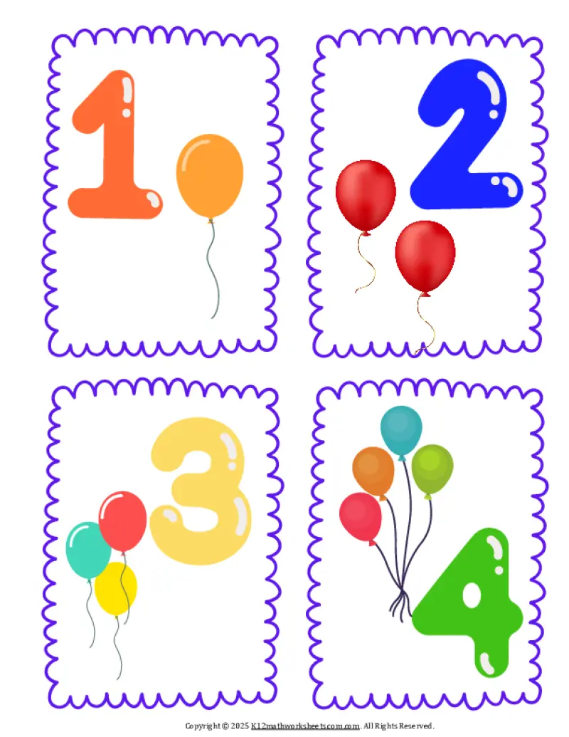 Preschool Number Flash Cards - Preschool Number Flash Cards %E2%80%93 Balloon Theme Image.webp